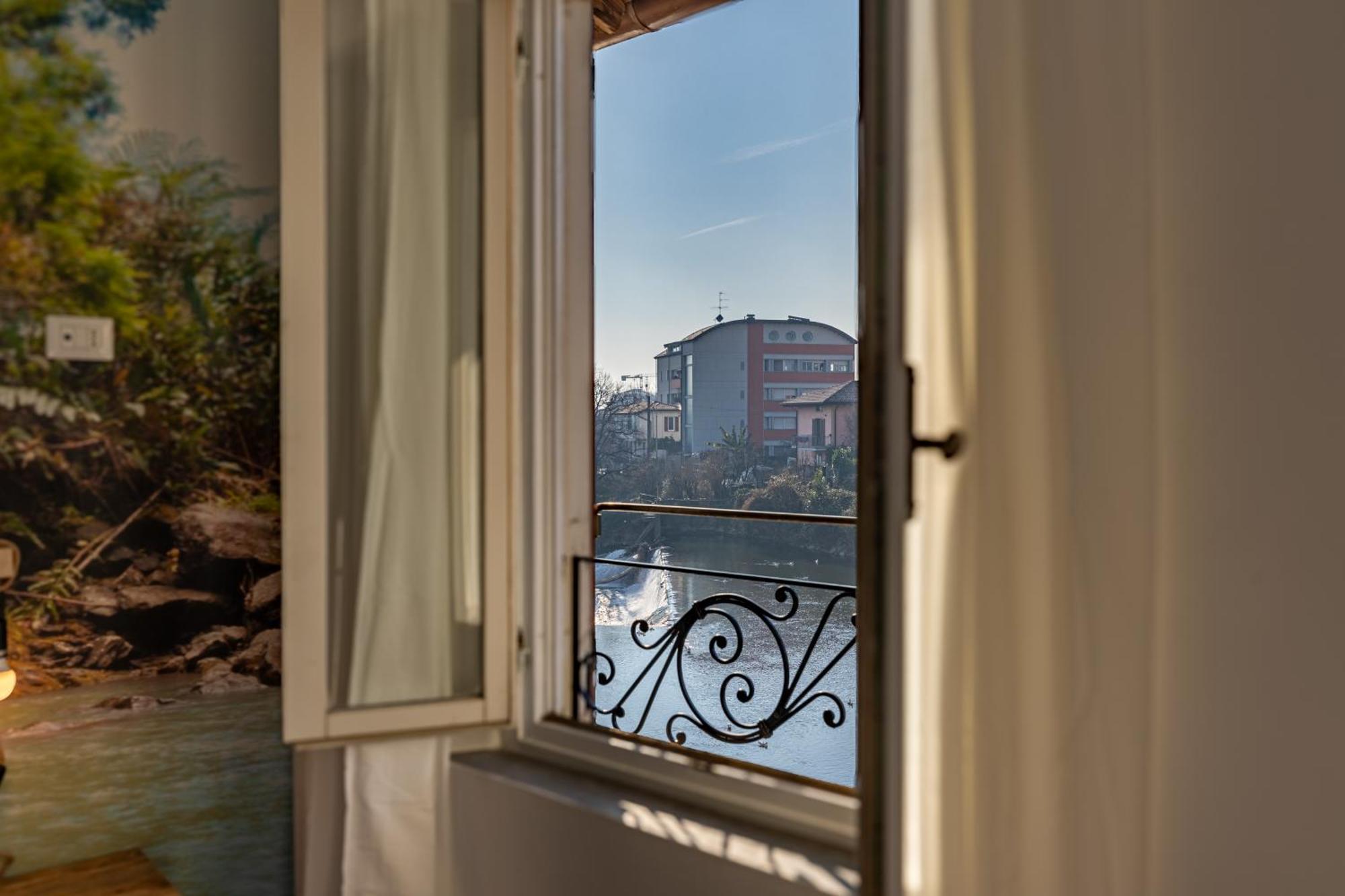6 Minuti Airport Orio Al Serio, Vista Fiume E Wifi Seriate Bagian luar foto